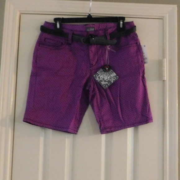 BeBop Juniro Violet Shorts - Picture 1 of 3